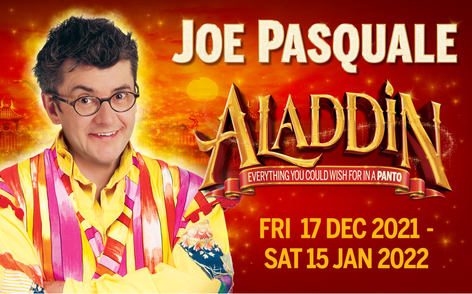 Joe Pasquale starring in Aladdin